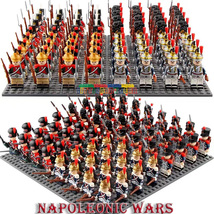 16pcs Napoleonic Wars British French Spanish Italian Swiss Soldier Minifigures - £23.16 GBP