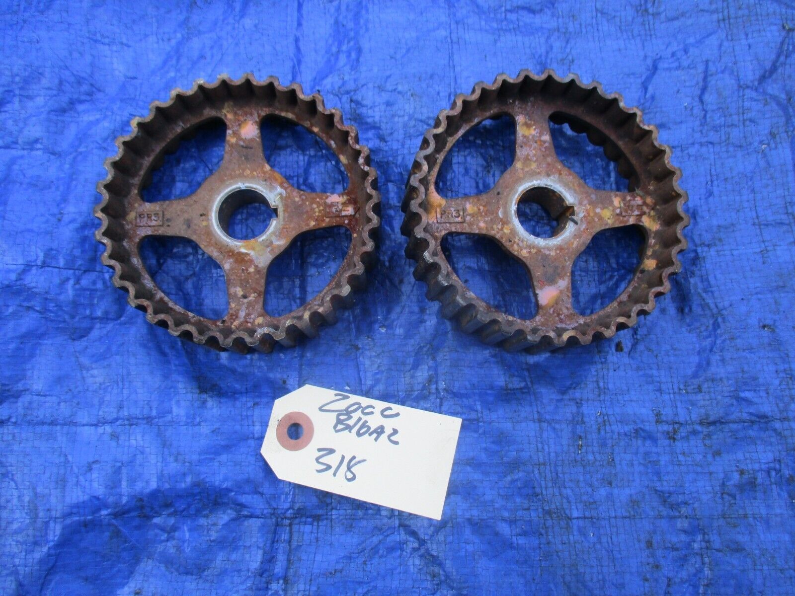 99-00 Honda Civic SIR SI B16A2 OEM camshaft cam gears PR3 GSR set B18 VT... - $49.99