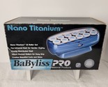 BaByliss Pro Nano Titanium Hot Roller Hair Curler Set of 12 Rollers - TE... - £32.14 GBP