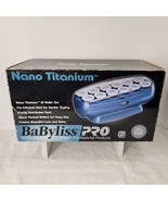 BaByliss Pro Nano Titanium Hot Roller Hair Curler Set of 12 Rollers - TE... - £31.13 GBP