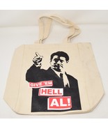 Marc By Marc Jacobs Al Gore Give &#39;em Hell Al Canvas Tote 10 x 14 x 5 Lim... - £47.46 GBP