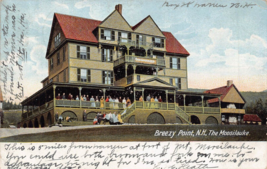 Breezy Point New HAMPSHIRE-THE Moosilauke HOTEL~1907 Fred Gleason Postcard - £8.36 GBP