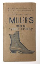 Miller&#39;s Big Shoe Store York Pennsylvania Antique Advertisement Flyer (S... - £9.50 GBP