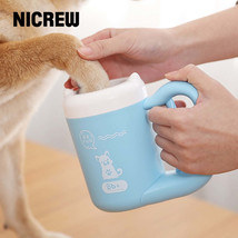 Pet Cat Dog Foot Clean Cup Cleaning Tool Portable Automatic Rotation Cat... - £26.89 GBP