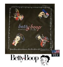 All American Betty Boop GOOD-BAD Biker Girl Bandana Neck Scarf Head Face Mask - £13.79 GBP
