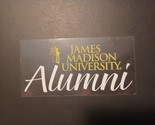 JMU James Madison University Alumni Window Sticker / Decal NCAA 6&quot; x 3&quot; - $8.59
