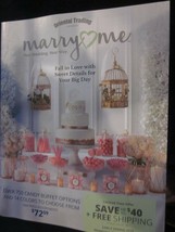 Oriental Trading Catalog Early Spring 2019 Marry Me Your Wedding Your Way Love - £7.91 GBP