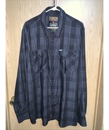 Dixxon Flannel Co Murphy Bamboo Long Sleeve Button Down Shirt Pearl snap... - $103.89 CAD