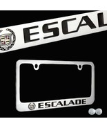 Brand New 1PCS Cadillac Escalade Chrome Plated Brass License Plate Frame... - £23.59 GBP