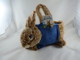 Dan Dee Peter Rabbit Easter Basket Bunny Soft Plush 2020 Movie Blue Jacket w Tag - £13.44 GBP