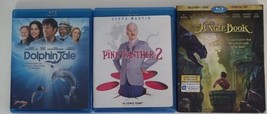 Blu-Ray+ DVD Rated PG Lot of 3 Dolphin Tale, The Jungle Book, The Pink Panther 2 - £7.18 GBP