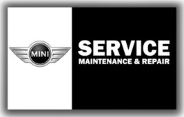 MINI Outdoor Living sport Flag 90x150cm3x5ft SERVICE maintenance &amp; Repai... - $14.95
