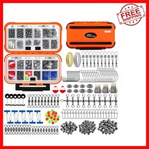 Comprehensive 253pcs Fishing Tackle Kit for Bass &amp; Trout - Water-Resista... - $660.61 MXN