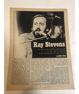 Ray Stevens Magazine Article  Double Sides Vintage - $7.91