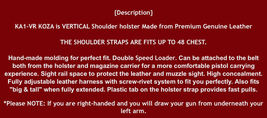 Fits Taurus Raging Hunter 44 Mag 454 Casull 5.5”BBL Shoulder Holster #1575# RH image 11
