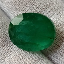Large Emerald,Oval, 14.12 Ct, Emerald Oval, Emerald, Oval Shape ,Zambian Emerald - £1,822.67 GBP