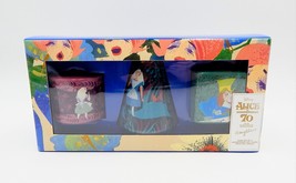 Disney Parks Mary Blair Alice in Wonderland Vase Set 70th Anniversary - £31.92 GBP