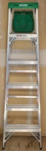 Werner 6 ft. Aluminum Step Ladder - 225 lb. Load Capacity, Type II Max Load - $1,491.01 MXN