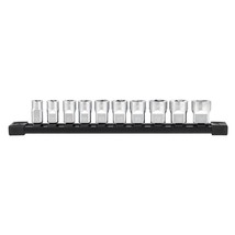 Milwaukee 10Pc 3/8 In. Metric Sockets With Four Flat Sides - £58.27 GBP