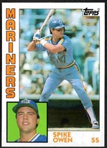 Seattle Mariners Spike Owen RC Rookie Card 1984 Topps #413 ! - £0.39 GBP