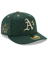 New Era Oakland A&#39;s 59Fifty 2017 All-Star Game Fitted Hat Heather Green ... - $32.96