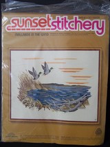 Sunset Stitchery Mallards In The Wind Andree Palmateer 16&quot;x 20&quot; #2460 - £23.49 GBP