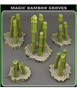 3D Printed Fantastic Plants and Rocks Magic Bamboo Groves 28mm - 32mm D&amp;D - $22.08 CAD+