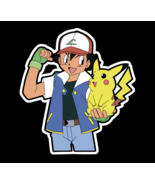 Pokémon anime monster Ash and Pikachu Cartoon - Sticker Decal Truck Car ... - €3,84 EUR+
