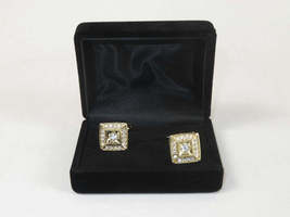 Men J.Valintin Cufflinks by Vitorofolo for French Cuff Shirt V39-63 Gold Diamond image 4