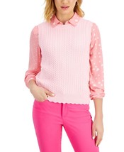 MSRP $60 Charter Club Sleeveless Sweater Tank Pink Size XS - £19.59 GBP