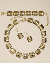 Smithsonian Golden Hematite &quot;Manhattan&quot; by KJK Jewelry Set - £23.53 GBP