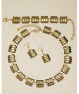 Smithsonian Golden Hematite &quot;Manhattan&quot; by KJK Jewelry Set - €25,85 EUR