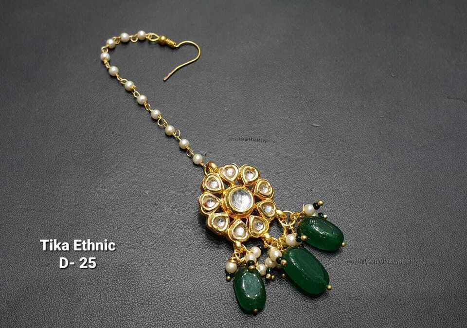 Primary image for Indian Kundan Jewelry Set  Tikka Tika Women Bollywood New Design Beautiful 42