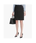 Calvin Klein Womens 6 Black Pleated Suit Skirt NWT BL33 - $60.49 CAD