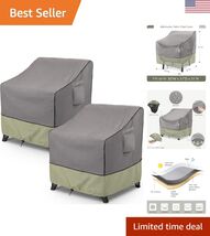 Easy-to-Clean Waterproof Lounge Chair Covers for Reliable Furniture Prot... - $106.90