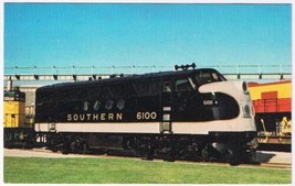 Postcard Train Southern Railway Southern 6100 McCook Illinois 1972 - £3.15 GBP
