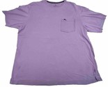 Tommy Bahama Relax T Shirt Size 1XB 100% Pima Cotton Purple LavendarShor... - £8.92 GBP