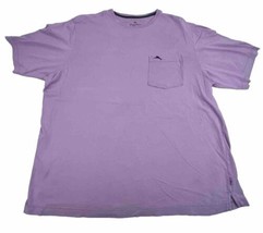 Tommy Bahama Relax T Shirt Size 1XB 100% Pima Cotton Purple LavendarShor... - $11.14