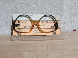 70&#39;s Titmus Eyeglass Frames Optyl 341 T1006 Plastic 54x18x125 Germany Ze... - £12.23 GBP