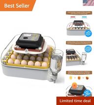 30 Egg Incubator with Humidity Display, Egg Candler, Automatic Egg Turne... - $196.00