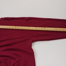 Six Flags Magic Mountain Theme Park Men's Cotton Blend Red Sweatshirt Size Large image 8