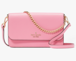 Kate Spade Madison Flap Crossbody Bag Pink Leather Chain Purse KC586 NWT... - £72.33 GBP
