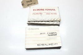 2000 TOYOTA CELICA GT-S OWNERS OPERATOR MANUAL BOOK P7075 - $44.99