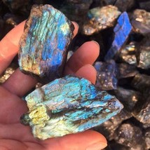Raw Rough Labradorite Large Chunks Healing Crystal Mineral Rocks Specimens Gifts - £14.38 GBP