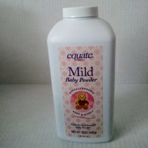 Equate Mild Baby Powder Talc Original Hypoallergenic  22 Oz NOS Disconti... - $47.45