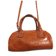 Tommy Hilfiger Faux Crocodile Embossed Style Mini Bag Double Handle Stra... - $24.75
