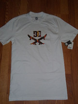DC Shoes Ellipse White T-Shirt Size Small Brand New - £17.53 GBP