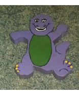 5&quot; BARNEY THE DINOSAUR CHARACTER ARMS UP WALL DECOR - £2.16 GBP