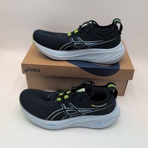 Asics Gel-Nimbus 26 Size 10 Mens French Blue/Electric Lime Running Shoes  - $99.00
