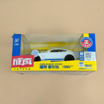 Wakakac Ford Shelby GT350 White w Blue 1:32 Diecast Pull Back Toy w Sound 3+ - £27.58 GBP